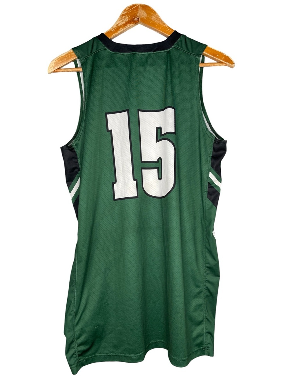 Under Armour Bonita Basketball Jersey Green #15 Men’s Size Medium MD Athletic - Picture 3 of 4
